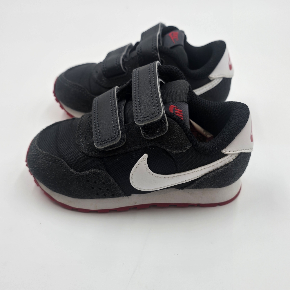 Nike Kids' Black & White Velcro Sneakers 6C